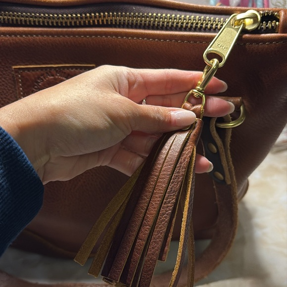 Genuine, leather tote bag custom-made - Picture 3 of 10